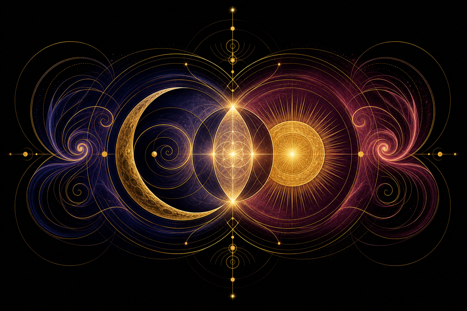 Gender — Hermetic principle illustration for Serpent Earth
